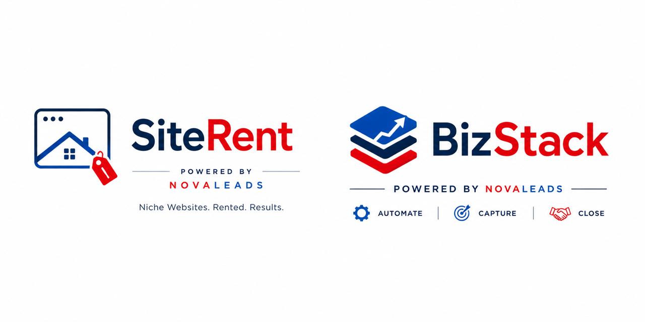 Powered by Nova products: SiteRent and BizStack